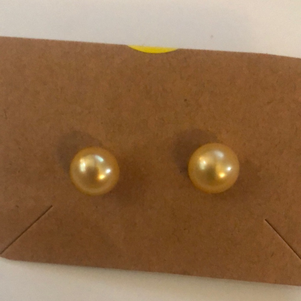 Elegant Gold and Brown Earrings Set All made out of 925 Sterling Silver - Picture 7 of 8